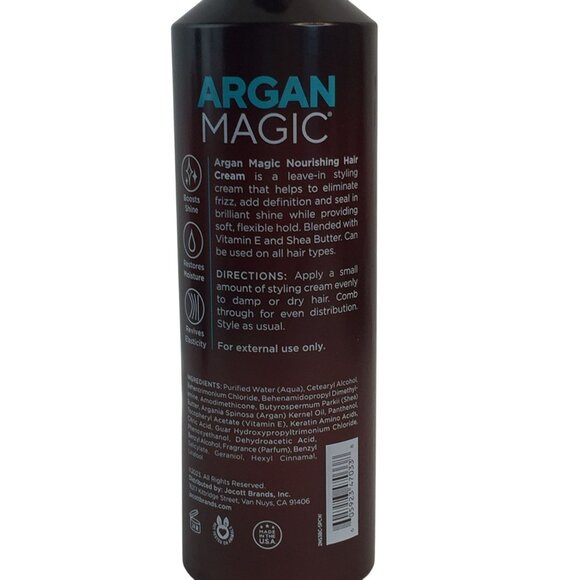 Argan Magic Nourishing Hair Cream 8.5 Fl Oz Pack Of 2 Moroccan Beauty Secret - Picture 3 of 3